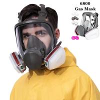 6800 Anti-Fog Full Face Respirator Gas Mask Industrial Painting Spraying Respirator Safety Work Filter Formaldehyde Protection