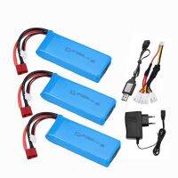 lffa33 7.4V 2500mAh Lipo Battery for Wltoys 144001 12428 12423 RC Quadcopter Car Parts 2s 7.4v 903480 Battery T Plug for 12428 12423