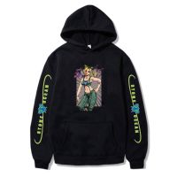 JoJos Bizarre Adventure Hoodies Jolyne Kujo Graphic Print Unisex Sweatshirt Autumn Winter Fashion Retro Casual Man/Hoody Size XS-4XL