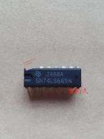 2pcs SN74LS669N HD74LS669P 74LS669 ส่วนประกอบนำเข้าใหม่ชิป IC คู่ในบรรทัด