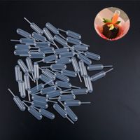 JYYP-100pcs 4ml 100 Plastic Extrusion Transfer Pipette Dropper Disposable Pipette