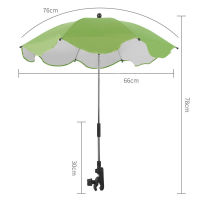 【CW】Universal Baby Stroller Umbrella UV Protection Sunscree Rainproof Adjustable Shade Umbrella Stroller Sunshade Accessorieshot