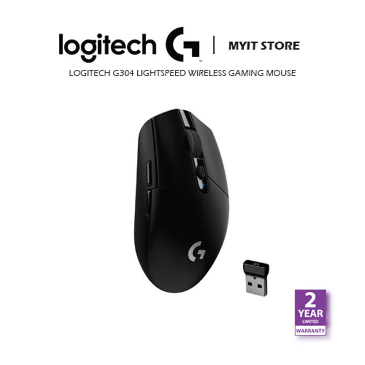 Logitech G305 LIGHTSPEED Wireless Gaming Mouse, Next-Gen HERO Sensor,  12,000 DPI, Ultra-Lightweight, 6 Programmable Buttons