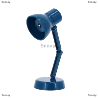 Snoopy ไฟ LED ตั้งโต๊ะสำหรับบ้านตุ๊กตาหมุนได้360 ° อุปกรณ์เสริมตุ๊กตาไฟอ่านหนังสือขนาดเล็กของเล่นให้ความอบอุ่น