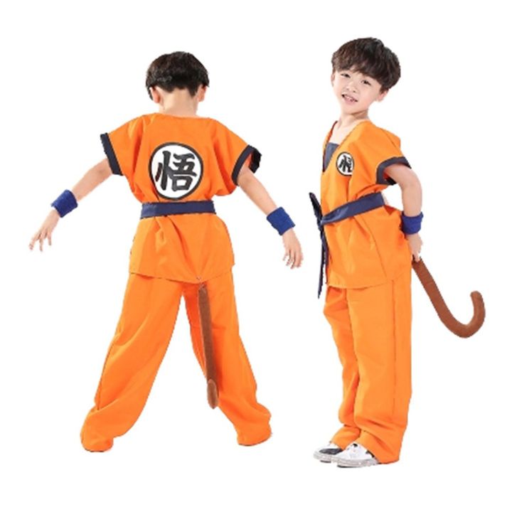 ชุดเครื่องแต่งกายคอสเพลย์-dragon-ball-สำหรับเด็ก