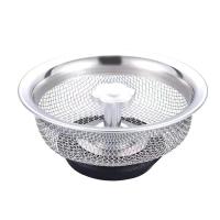 【XX】Universal Stainless Steel Sink Residue Strainer Kitchen Domestic Sink Residue Filter Mesh Filters Household Tools Kitchen Gadget