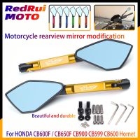 Universal Motorcycle Mirror CNC Side Rearview For HONDA CB600F / CB650F CB900 CB599 CB600 Hornet