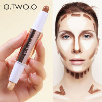 O.tw O.O Contour Stick Double Head Contour Pen Waterproof Matte Finish Highs Shadow Contouring Pencil Cosmetics For Face