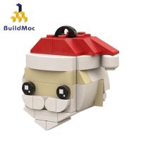 BuildMoc MOC-58120 Santa Claus Ornaments Building Block Toys Compatible with Lego Building