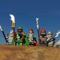 SanGuo Shu Guan Yu ทหารของขวัญวันเกิดการศึกษาของเล่นเด็ก DIY อาคารบล็อก Minifigures อิฐภาพยนตร์