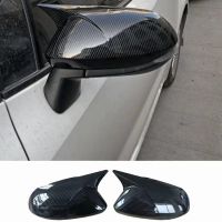 2Pcs คาร์บอนไฟเบอร์ด้านหลังดูกระจกสำหรับ Toyota Corolla E210 ~ รถกระจกมองหลัง Covers