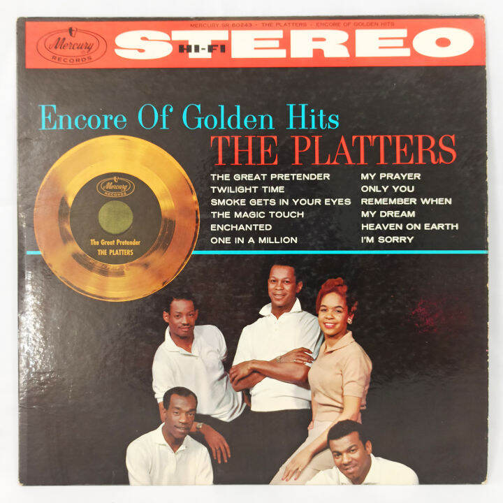 1 Skip On Great Pretender The Platters Encore Of Golden Hits Vinyl Record Plaka Lp Album