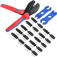 Photovoltaic Crimping Pliers Connector Terminal Crimping Pliers Set Photovoltaic Crimping Pliers Solar Connector Terminals Crimping Pliers Combination Package