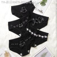 【CW】✹  3PCS/Set Cartoon Briefs Cotton Womens Panties Female Underpants Color Pantys M-XL