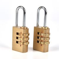 1PCS Padlock Solid Brass Lock Digit Combination Password Secret Code For Gym Outdoor Locker Case Stainless Steel