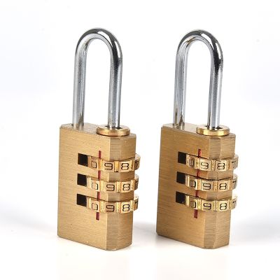 【YF】 1PCS Padlock Solid Brass Lock Digit Combination Password Secret Code For Gym Outdoor Locker Case Stainless Steel