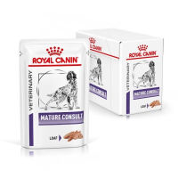 Royal Canin Vet Mature Consult  Medium 85G. อาหารสุนัข สูงอายุ สุนัขแก่ ขนาดกลาง [12ซอง]