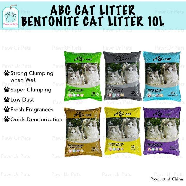 ABC Cat Bentonite Litter 10L Lazada PH