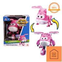 Super Wings 5“ Transforming-Supercharge Dizzy ซุปเปอร์วิงส์หุ่นแปลงร่างซุปเปอร์ดิซี่  ขนาด 5 นิ้ว SW740293 Mama Happy House