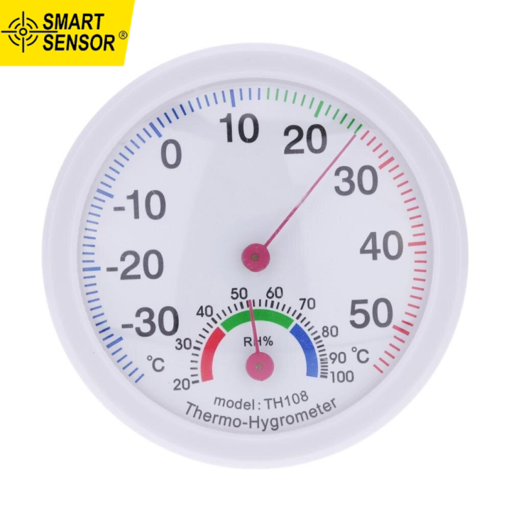 Smart Sensor 35 55 °C Mini Dalam Ruangan Analog Temperatur