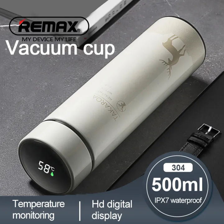 Remax Smart Thermos Cup Intelligent Stainless Steel Thermos Temperature