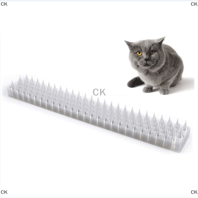 CK 1pcs รั้วผนังแหลมแมวสัตว์ขับไล่ผนังป้องกันการโจรกรรมหายไปหยุด