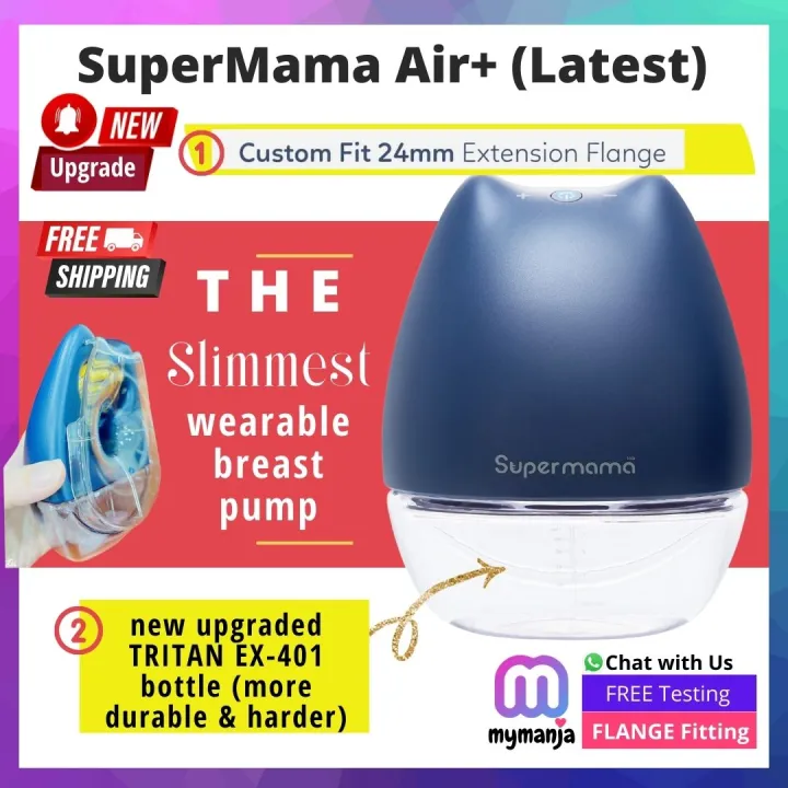 Ready Stock SuperMama Air Plus wearable Breast Pump (latest version