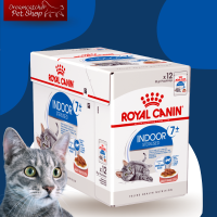 Royal canin Indoor 7+ อาหารเปียกแมว สำหรับแมว 7 ปี ขึ้นไป (ยกกล่อง)