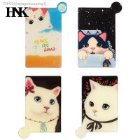 ✺✇✶ Cute Cat Pocket Rectangle Makeup Mirrors Ultra-thin Make Up Mirror Personalised Portable Compact Cosmetic Mirror