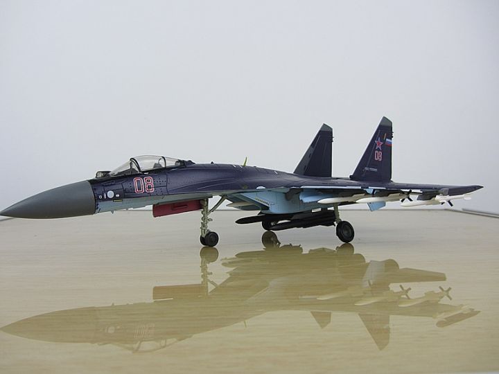 ของเล่นโมเดลโลหะผสม-su-35-1-72เครื่องบินรบรุ่นที่สี่และโมเดลรถของเล่นโมเดลเครื่องบินสีม่วงสถิตย์