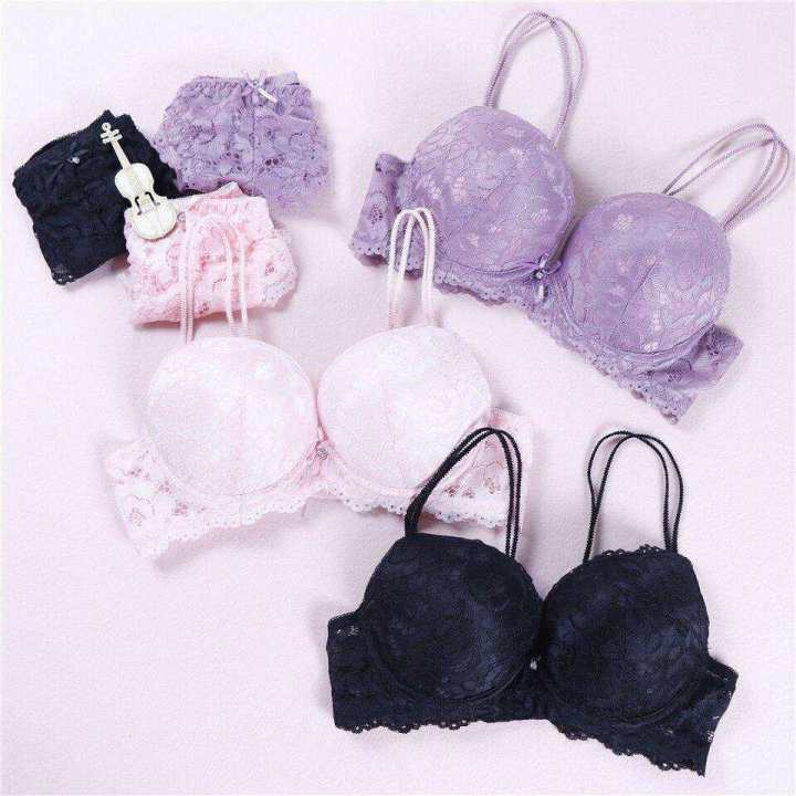 2023-korean-sexy-floral-sexy-lace-bra-set-push-up-lingerie-women-underwear-sets-intimates-embroidery-multi-colors-intimates