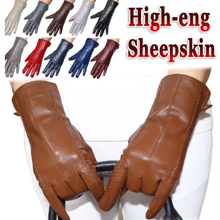 high-end-sheepskin-s-womens-winter-warmth-thickened-touch-screen-leather-s-riding-and-driving-genuine-new-models-2023