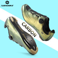 Sidebike Carbon Road Cycling Shoes Men Speed Cycling Shoes Compatible with SPD Self-locking Riding Shoes Speed cycling sneaker