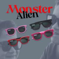 แว่นกันแดดเด็ก Monster Alien (5-12 ขวบ) แถมกล่อง(Random) แบรนด์ Wonderkid(SUN80)