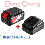 Bộ Pin Và Sạc 20V - 4.0Ah DongCheng - Dùng Cho Tất Cả Máy Pin 20V Máy Khoan