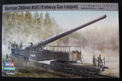 Hobby Boss 82903ประกอบรุ่น172ขนาดเยอรมัน280มิลลิเมตร K5(E) รถไฟปืน Leopold Modek ชุดสำหรับทหารรุ่นงานอดิเรก DIY ของเล่น