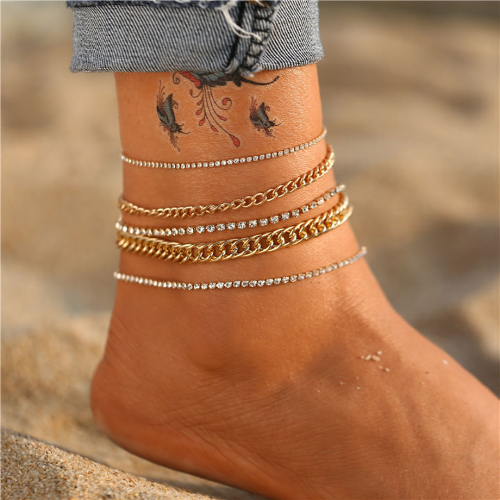 17km-trendy-pearl-beads-anklets-set-for-women-girls-vintage-multilayered-star-chain-anklet-foot-ankle-bracelet-gifts-jewelry