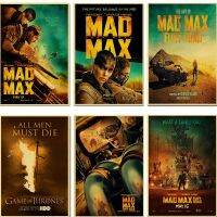 โปสเตอร์ภาพยนตร์คลาสสิกที่มี Mad Max, Tom Hardy, Charlize Theron เหมาะสำหรับตกแต่งบ้านตกแต่งผนังบาร์