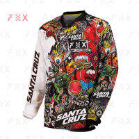 santa cruz Moto Bicycle Jersey Mtb new 2021 Long Sleeve Cycling Enduro Downhill T-shirt bmx Motocross Mx Mountain Bike Clothing