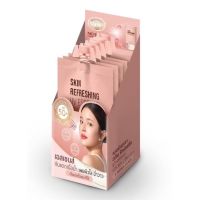 ? 1 กล่อง 6 ซอง  Merrezca Skin Refreshing UV Essence SPF50 +/PA++++ 5ml. เมอร์เรซกา เอสเซนส์ ครีมกันแดดเนื้อน้ำ( ต่อ/1ซอง) [ Beauty ]