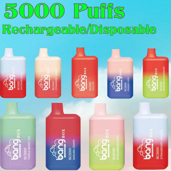 BANG Puff Bar PLUS 5000 Puffs Original BANG Disposabll 5000 Pu PLUSI ...