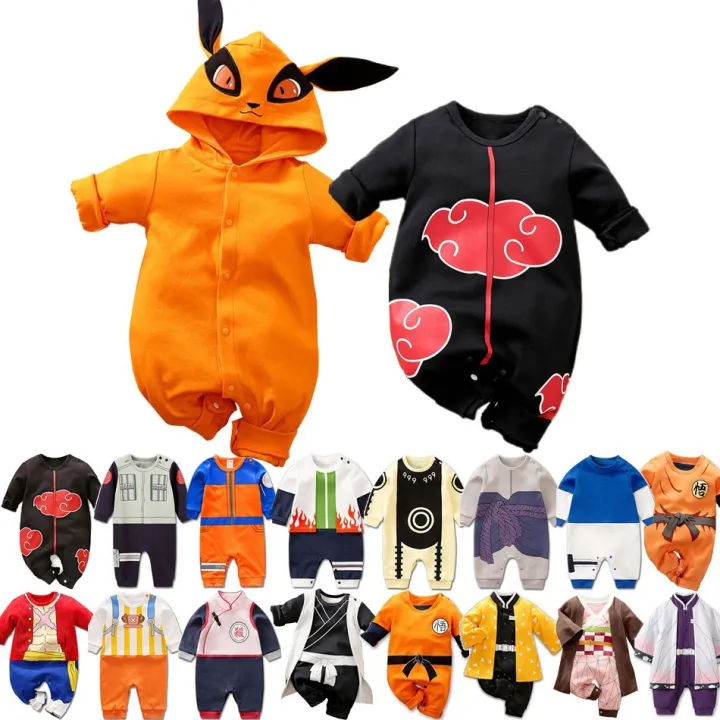 Anime Baby Clothes Newborn Boy Girl Rompers Infant Akatsuki Frieza ...