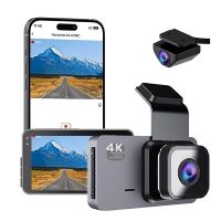 4K Front and Rear Dash Cam for Car WIFI APP Control Camera Video Registrator for Car Vehicle Video Recorder Parking Monitor