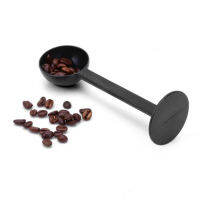 【สหรัฐอเมริกาStock】2 IN 1 10GวัดTamping Scoop ScoopsกาแฟTamperสีดำExpressขาตั้งช้อนกาแฟกาแฟเครื่องชาอุปกรณ์ครัว