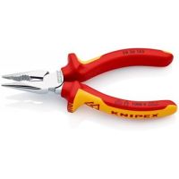 KNIPEX คีมรวมปากแหลม สำหรับงานไฟฟ้ามืออาชีพ | 08 26 145 Needle-Nose Combination Pliers | Made in Germany