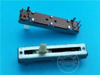 【COD free shipping】 Original Stock 45MM Straight Slide Fader Single Potentiometer A50K White Handle 10MMC