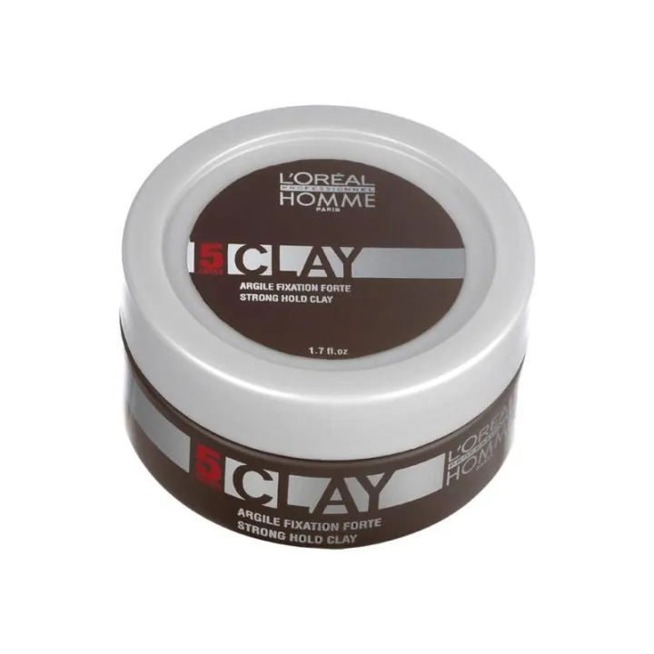 Loreal Professionnel Homme Hair Styling Clay - 50ml | Lazada Singapore