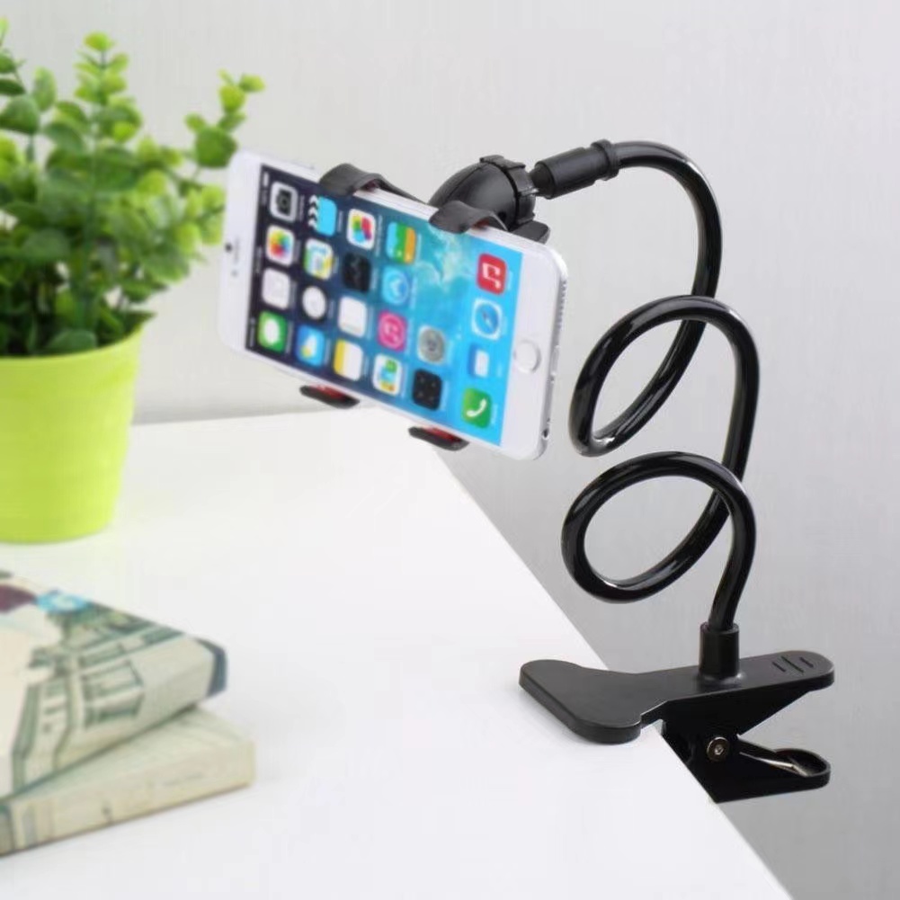 Long Arm Phone Holder Desktop Table Bed Clip Lazy Pod Bracket Mobile Stand Pemegang Telefon Lazy Phone Holder