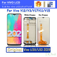 อะไหล่หน้าจอสัมผัส LCD สำหรับ Vivo,จอขนาด6.35นิ้วของแท้ใหม่ปี Y3 Y12 Y17อะไหล่ซ่อมเปลี่ยนเครื่องอ่านพิกัดสำหรับรุ่น Vivo Y15 LCD