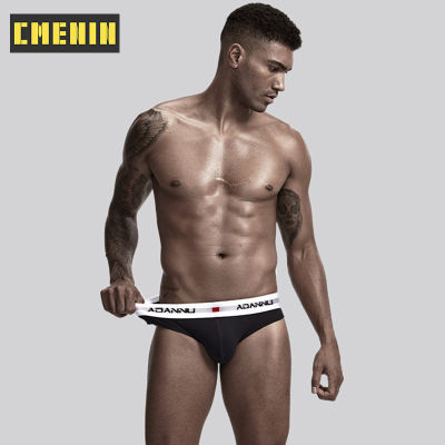 (1 Pieces) ADANNU Quick Dry Mesh Sexy Underwear Men Jockstrap Briefs 2020 New Men Bikini Underpants Male Panties Sequence Mens Innerwear AD44